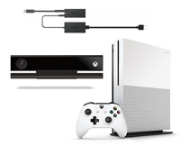 Microsoft Xbox One S (500GB) + сенсор Kinect 2.0 + адаптер для Kinect