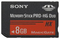 Карта памяти Sony Memory Stick Pro-HG Duo 8GB (PSP)