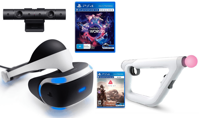 Очки Sony PlayStation VR (CUH-ZVR2) + PlayStation Camera + игра VR Worlds + игра Farpoint + Aim Controller
