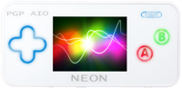 PGP AIO Neon 2.7'' + 120 игр 16 bit (белый)