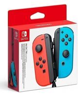 Два контроллера Joy-Con (неоново красного/неоново синего цвета) (Nintendo Switch)