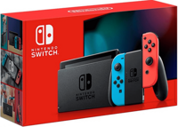 Nintendo Switch (неоновый красный/неоновый синий)